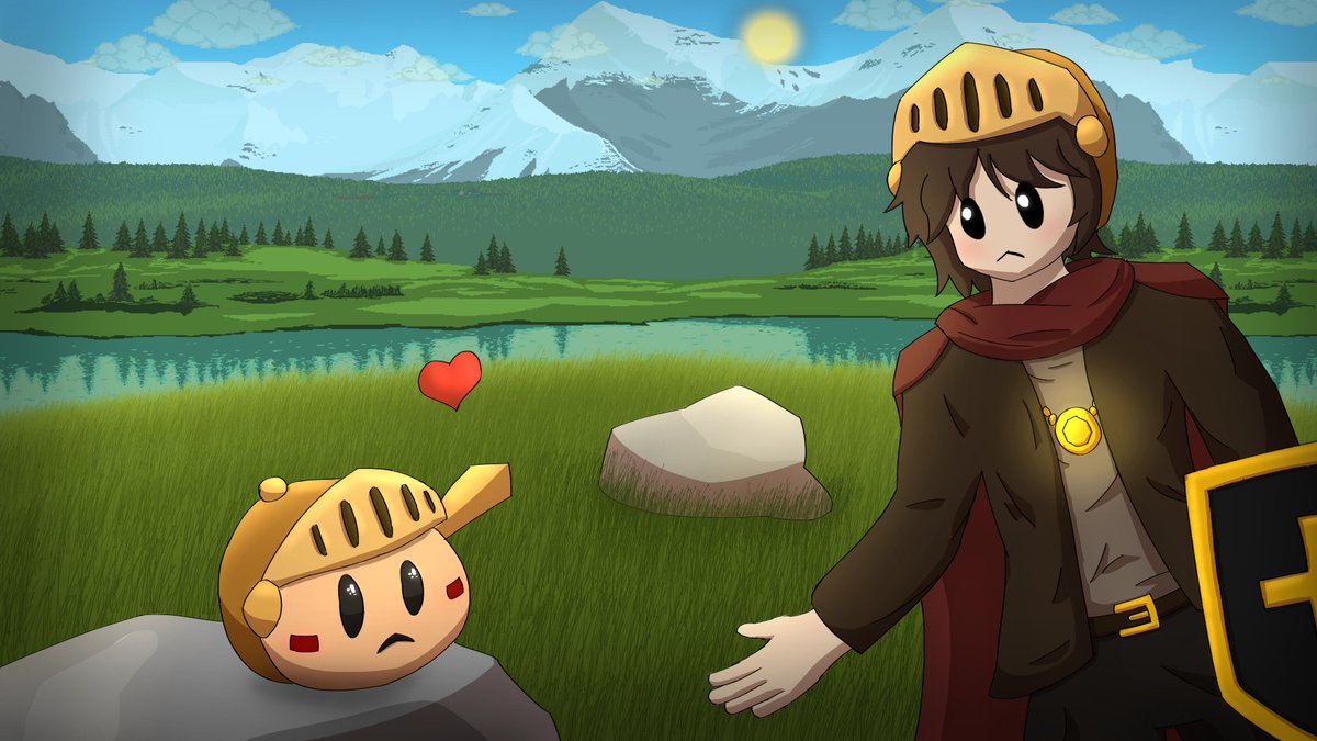 JibbyJib3577's tweet photo. #Terratober Day 14
Jib finds a cute new slime friend ^w^ https://t.co/Ug89vcB0V0