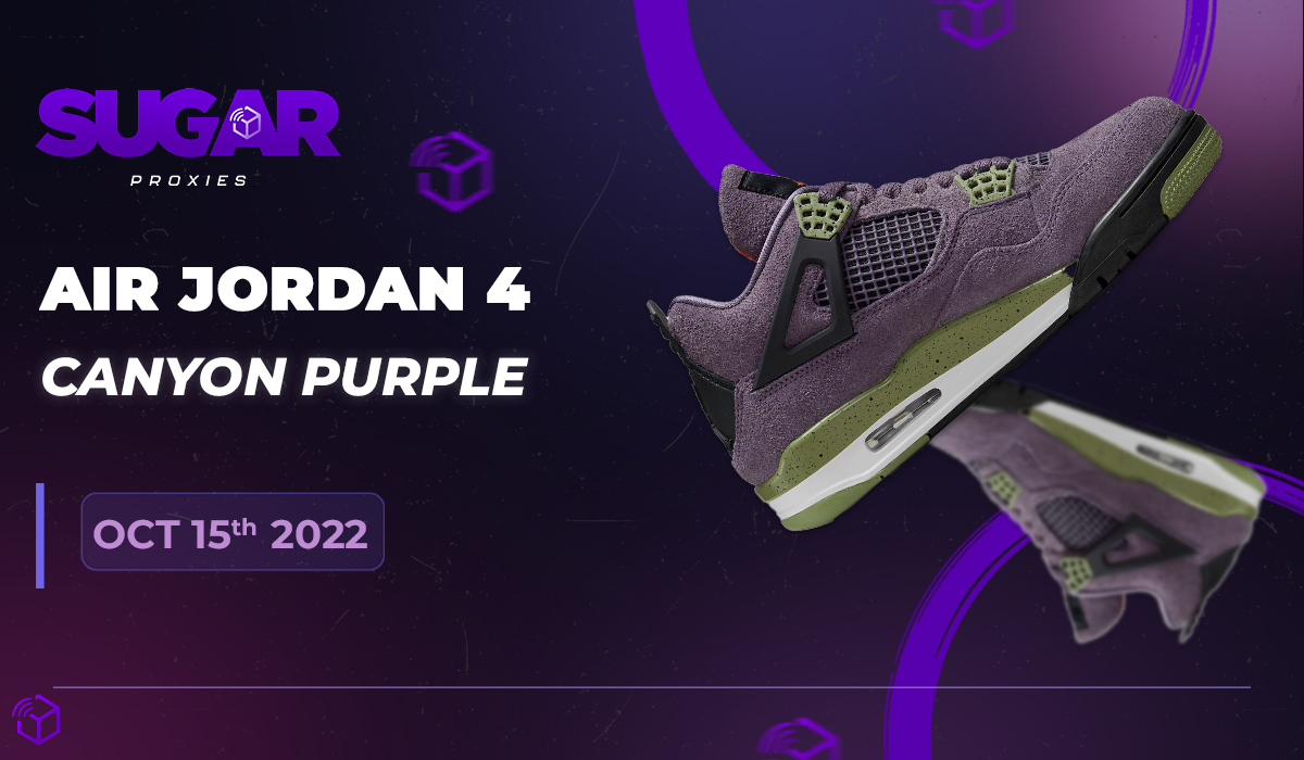 sugarproxies's tweet photo. Air Jordan 4 “Canyon Purple” Releases October 15th.💜

Get equipped with the best proxies.⚡

Flavoured Residential Proxies
🔗https://t.co/CcGSx2Y7ZD 
Use Code: COOKWITSUGAR20

DC/ISP
🔗https://t.co/IzCqwHcT03
Use Code: SUGARYPRM20

❤+♻+TAG for a chance to win free proxies. https://t.co/V2PHAN2n44