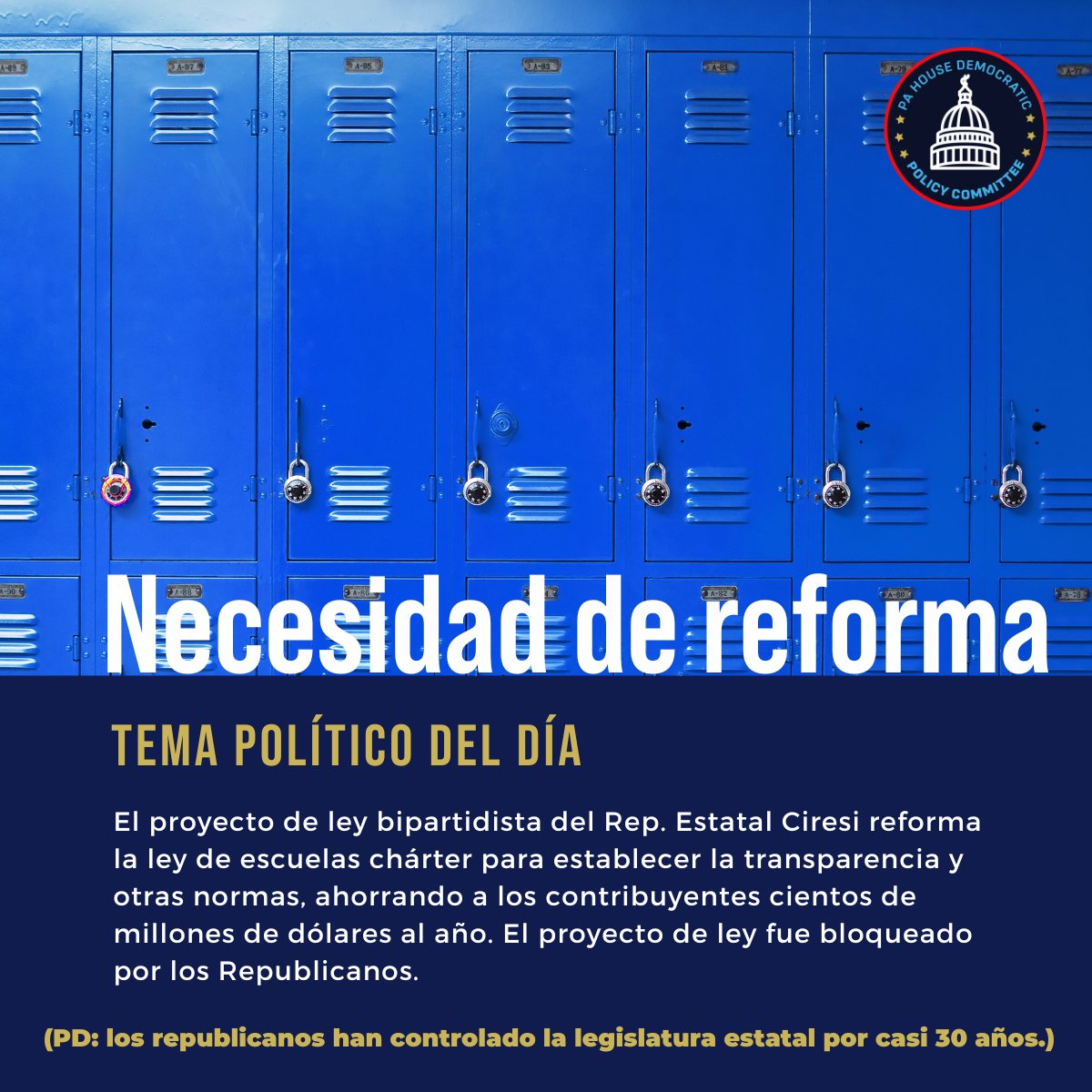 PADemPolicy's tweet photo. TOPIC: Need for Reform // DAILY DEM POLICY POINT https://t.co/043lKrFZEi