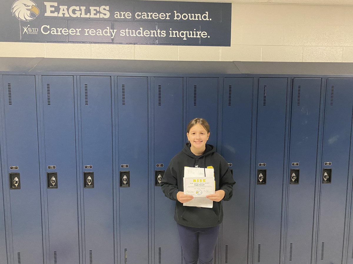 MrKushEG's tweet photo. My Eagles Rise winners from the last couple weeks. These 2 ladies are consistently going above and beyond in the classroom to display the 3 R’s. #EaglesRise 
@Eastgate6NKC https://t.co/bIFQNWG4BZ