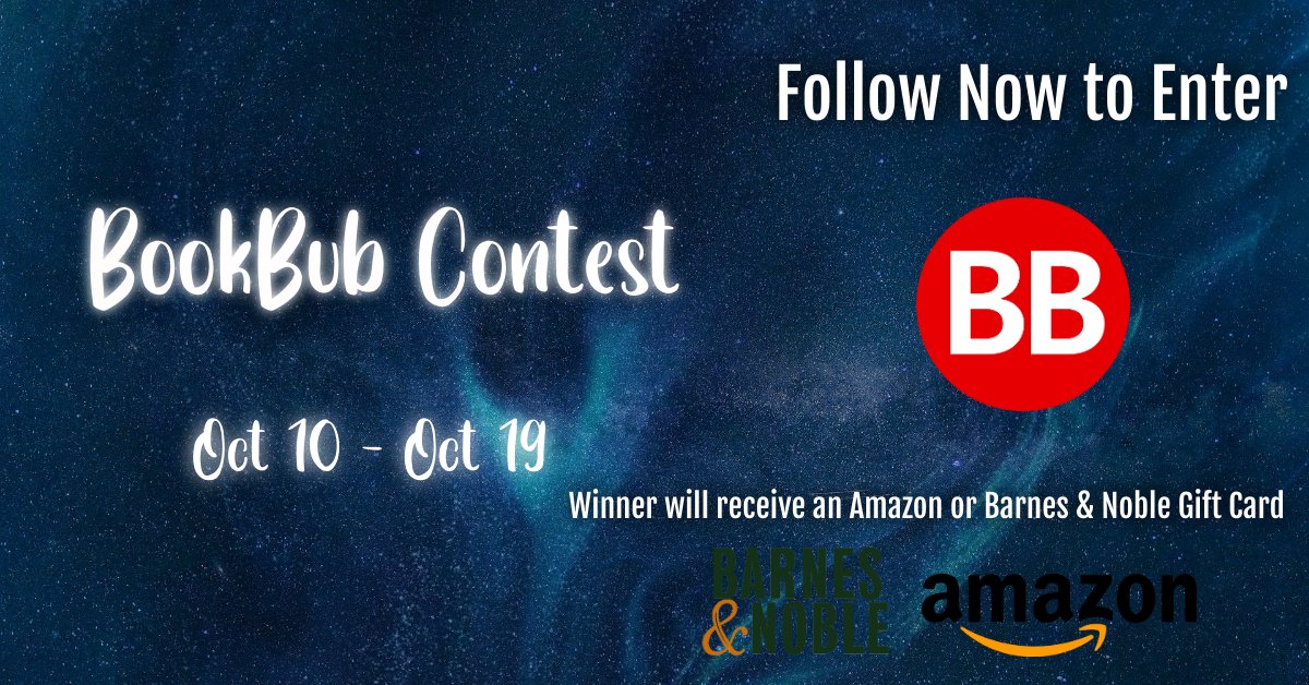 $150 Amazon Gift or B&amp;N gift card is up for grabs? How? It's simple: Follow as many authors as you like. More points you get, the better your chances of winning. bit.ly/BookBubOctober… Good Luck! #BookBub #GiftCard #Books #amazon #barnesandnoble