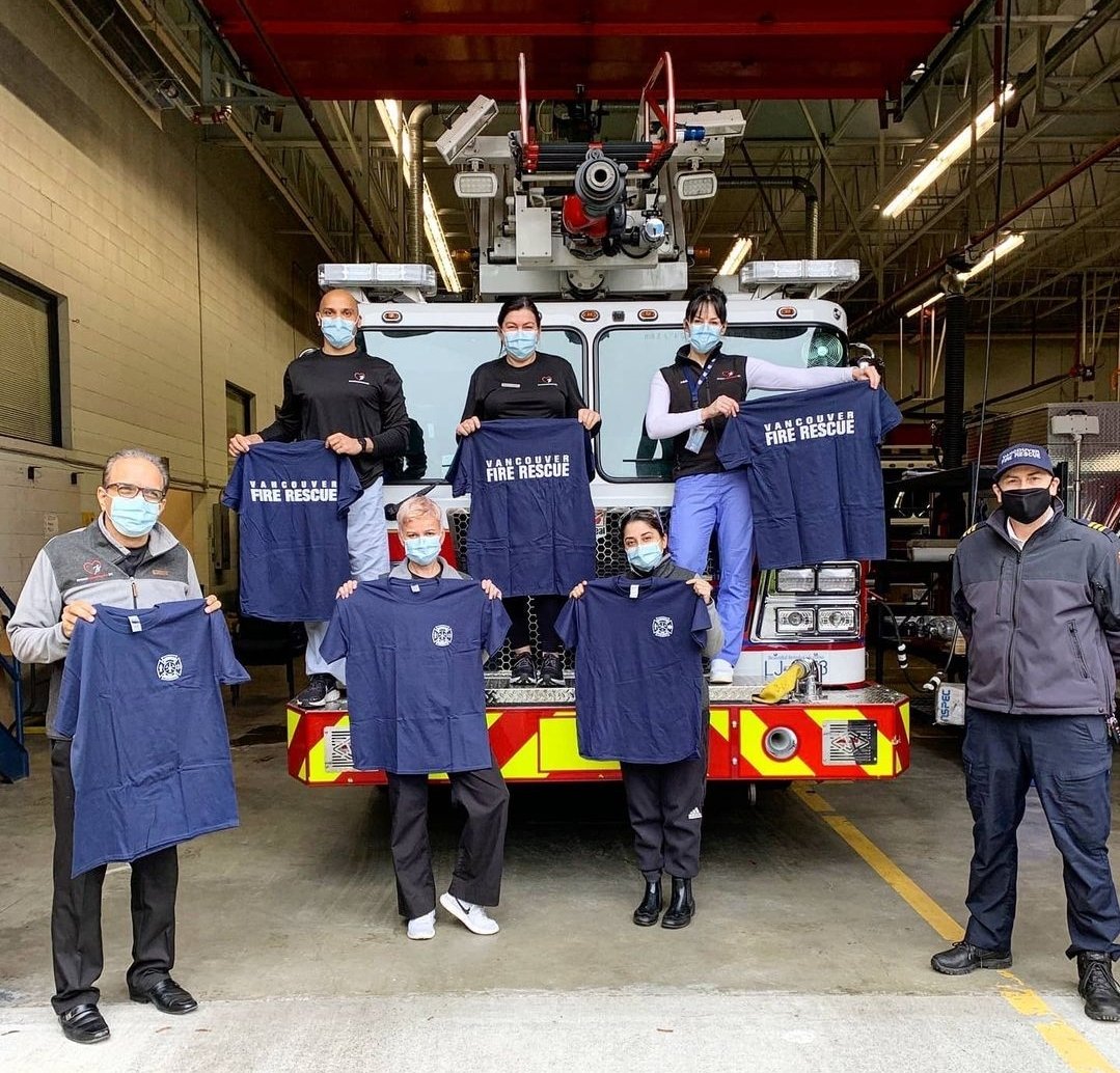 A very heartfelt thank you to @VanFireRescue for participating in Yr 2 of #FRCREED ❤️ We appreciate the warm welcome into your hall. It has been a pleasure working with your department again! #HeartHealth #sportscardiology #earlydetection 📸 Picture from Nov 2020