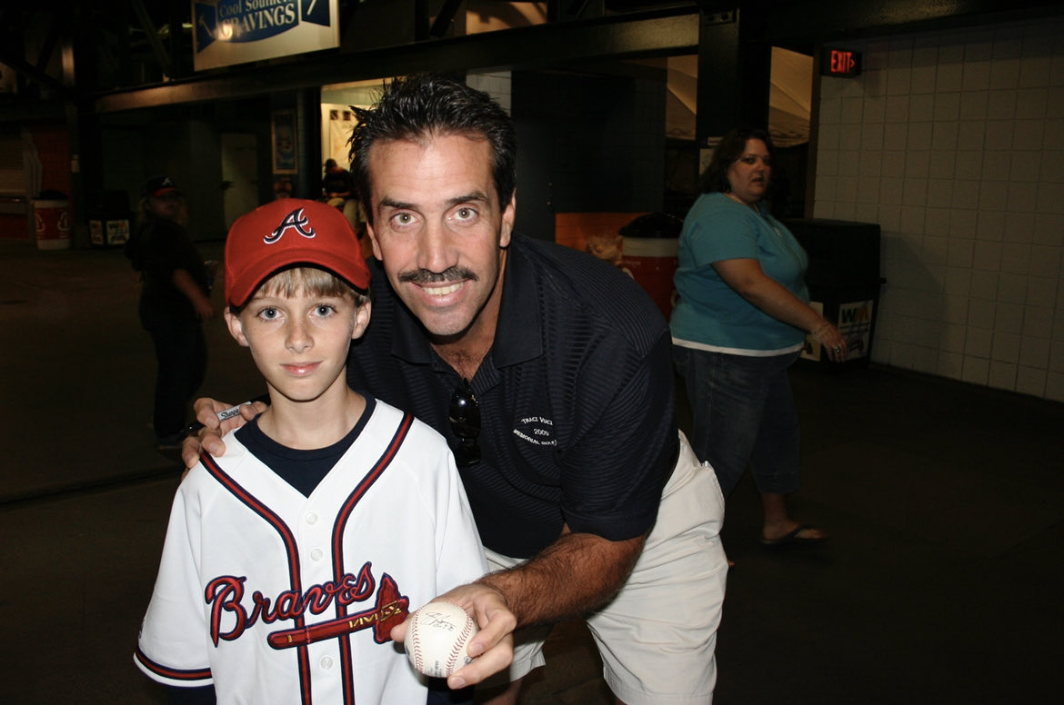 StormTrack9Dave's tweet photo. 30 years ago today! Sid Slid!!!! A few years ago, the Glenn boys attempted to recreate the moment at the exact spot it happened! And, even getting to meet the man himself! #SidSlid #Braves β¦@Bravesβ© #ForTheA #SidBream #Safe #BravesWin https://t.co/dgClMQ26Xq