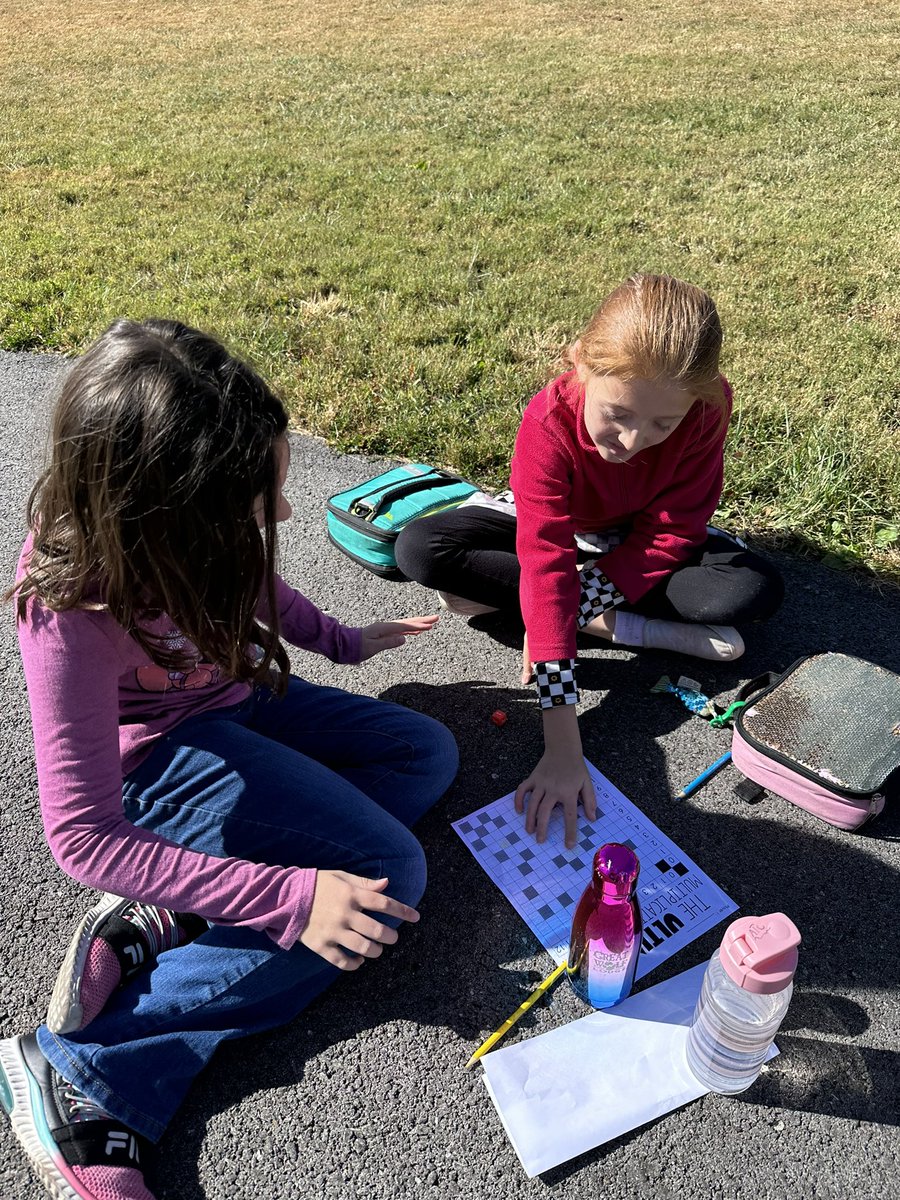 perkinsonreads's tweet photo. First in person morning meeting and math outside made for the PERFECT Friday!  @OESCards https://t.co/GMTmYVlWHA