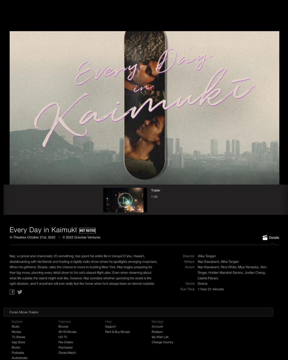 everydaykaimuki's tweet photo. Annnd our official trailer is now live on @iTunesTrailers via @GravitasVOD 🥲💓 https://t.co/ADgkKUXeAp