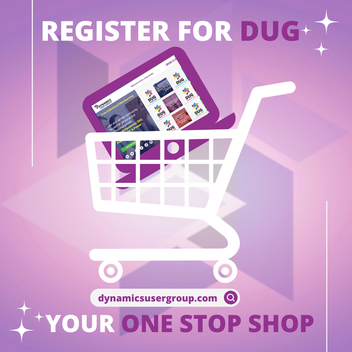 DynamicsUG's tweet photo. FREE Membership. Instant connections within the #MSD365, #powerplatform, and #msdyngp community. Ample resources for growth and education. What more can you ask for!? Register today for your DUG account at https://t.co/qaVyJBFoiq https://t.co/rdJH2kJix7