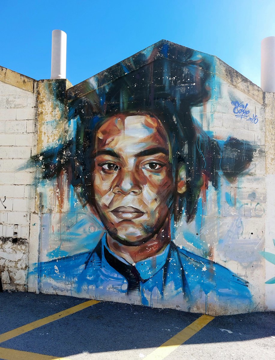 MolinaStreetArt's tweet photo. Art by Spanish Sake Ink in Baena, Spain (2018) #sakeink #baenastreetart #streetart #lamolinastreetart 📷 by me. https://t.co/VQn12eFAJV