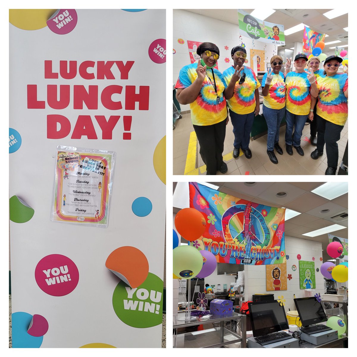 Gettin' Groovy this week with our FABULOUS Lunch Ladies! #ONEGibson <a href="/GibsonGrizzlies/">Gibson Elementary</a> <a href="/ccrussell717/">Cynthia C Russell</a>