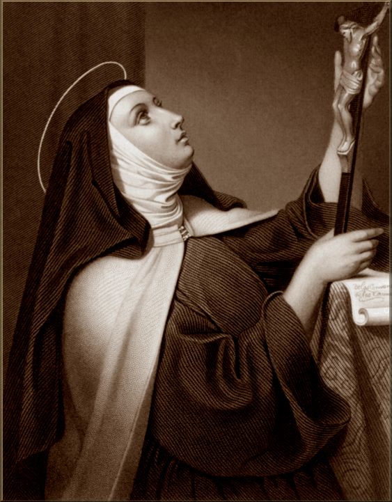 #15Ottobre

Vivo, ma senza vivere in me..
E la mia speranza è tale,
che muoio di non morire.

Santa Teresa d'Avila