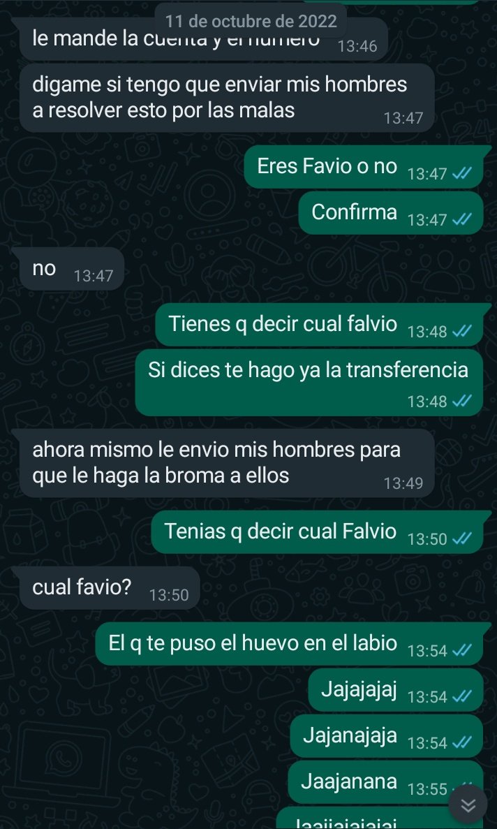 Wilmer61323433's tweet photo. @luisantonio_r @24HorasGYE Algo parecido me sucedio, pedian 800 dólares. No esta el número de cuenta ya que lo borraron. (Fue la segunda vez q me paso esto pero de otro número) https://t.co/pNqFfrJaku