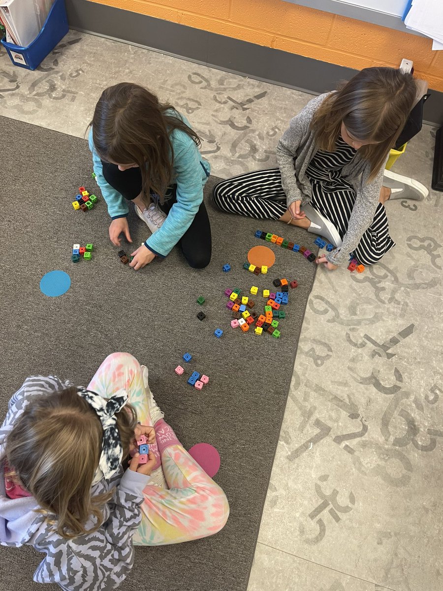 We are building our problem solving skills using Exemplars- first we were understanding the problem and making a plan, then we used manipulatives to help us solve!