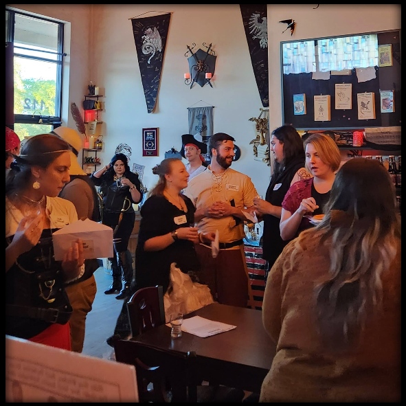 SnFMeadery's tweet photo. Blimey Matey! Thar be several roles open for the pirate themed Mead, Mystery, &amp; Murder event Sunday, October 23rd!

Any seadog worth their salt can sign up while thar be still slots open!
Sign up at: https://t.co/d2WgY1Yb84 https://t.co/Rof1ubXh59