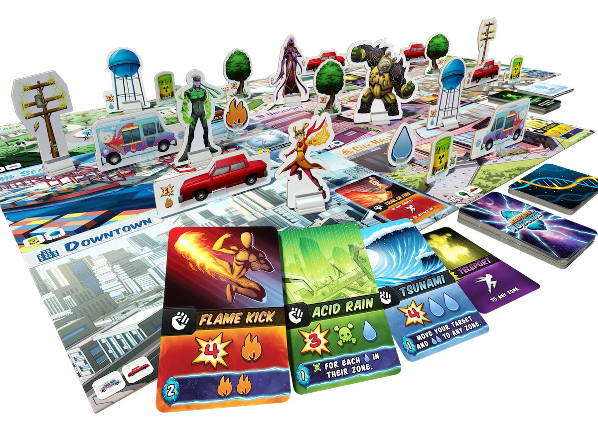 Every wanted to use your telekinesis to hit an armored supervillain in the face with an ice cream truck? You might want to check out Masters of Mutanite from <a href="/KnapsackGames/">Andrew</a> 

I review - wp.me/p1iy9w-38E