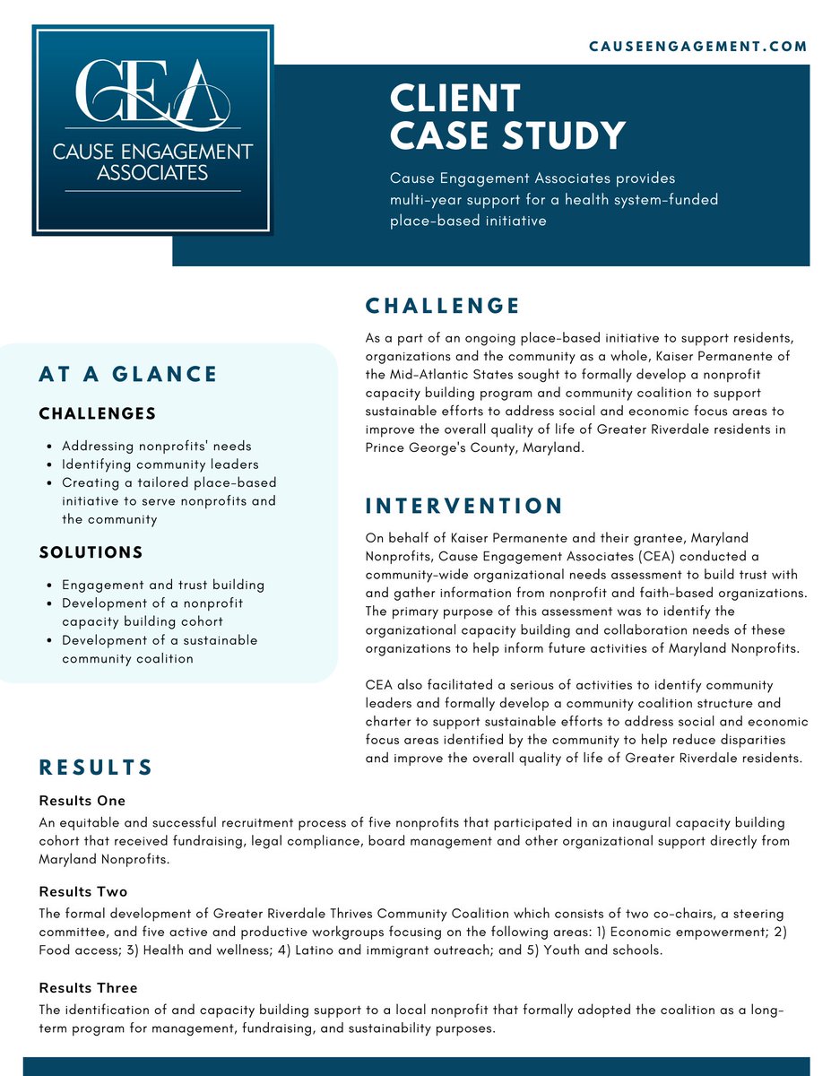 CauseAssociates's tweet photo. Check out our case study. Send RFPs and meeting requests to Info@CauseEngagement.com. https://t.co/pwW55OswjW