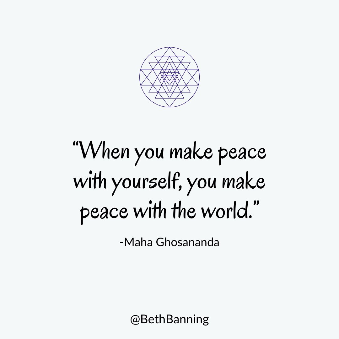 This is true because, if there's peace in, there's peace out. ✌️ 
.
.
.
.
#inspirationalquotes #worldpeace #consciousness #thoughts #change #lifecoachinghappiness #lifecoachingtip #coachinginspiration  #mindset #transformation #lifetips101 #mindfulnesstips #lifechoices