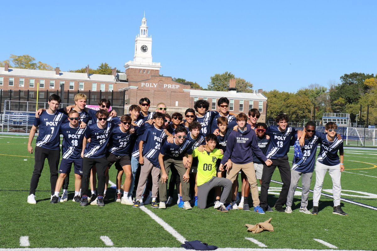 polyprep's tweet photo. Did you hear the cheering from #PolyPrep's Pep Rally today? To experience Poly Spirit, join us for Homecoming tomorrow, Oct. 15. Activities for the kids, great food, arts performances, 2 PM football game &amp; Spirit Award to Dan Doughty at 4 PM.  https://t.co/0nAZ3y6RaG https://t.co/X0DXhhdQjl