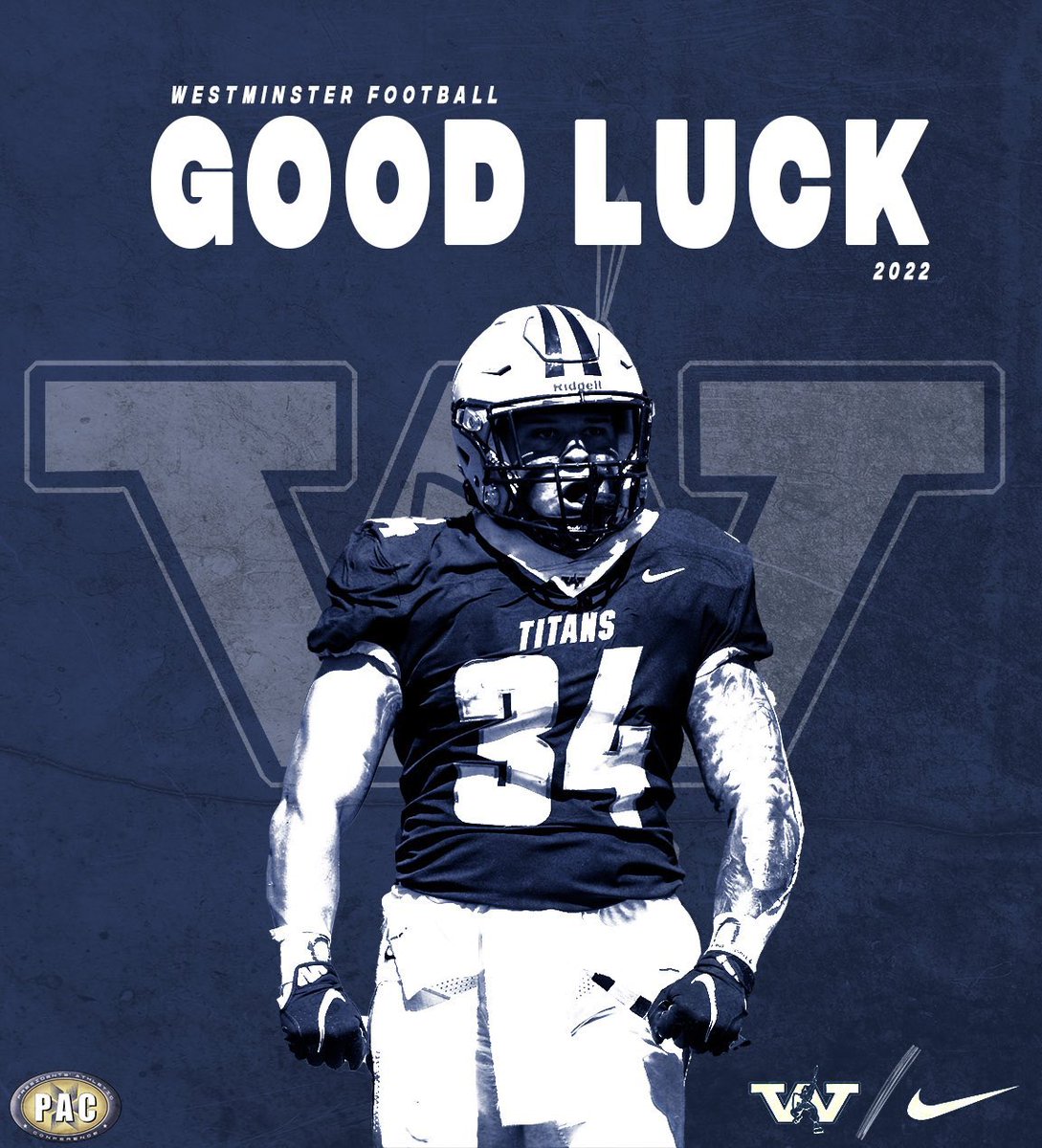 Thank you <a href="/coachbenzel/">Scott Benzel</a> <a href="/WCtitansFB/">Westminster Football</a>