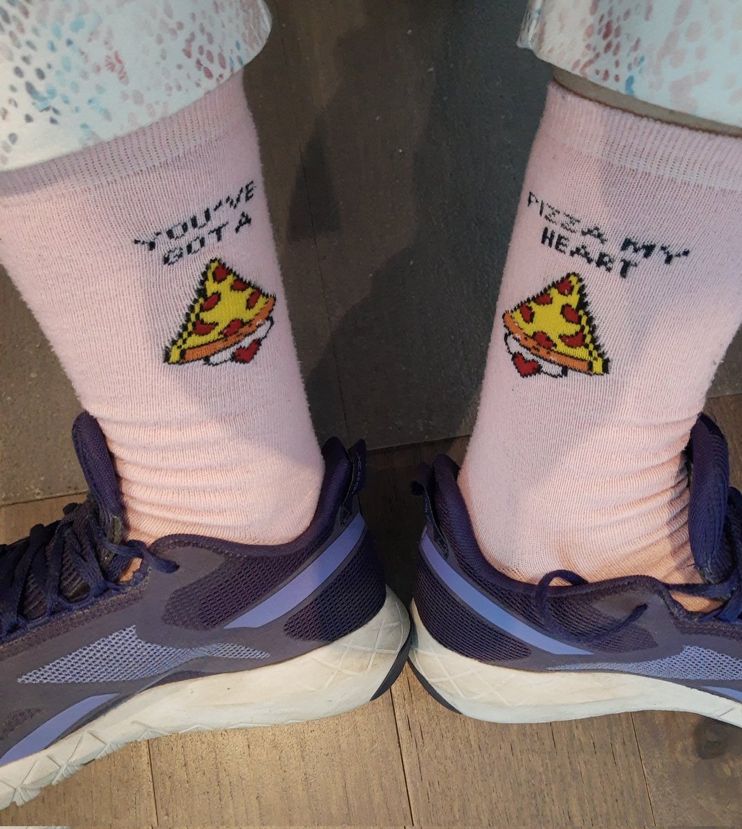 mariamin59's tweet photo. These are the socks to share on my #FunkySocksFriday "You've gotta Pizza π my heart π Ciao Bella xoxo β€οΈπβ€οΈπ https://t.co/l4COpA63PE