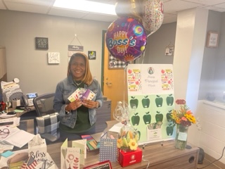 WindsorForestES's tweet photo. Our Wildcat Students and Staff love Dr. Collins! Happy Principal Appreciation Month and Boss's Day! @DrGilCol09 @simplyb731 https://t.co/o8ktIO299t