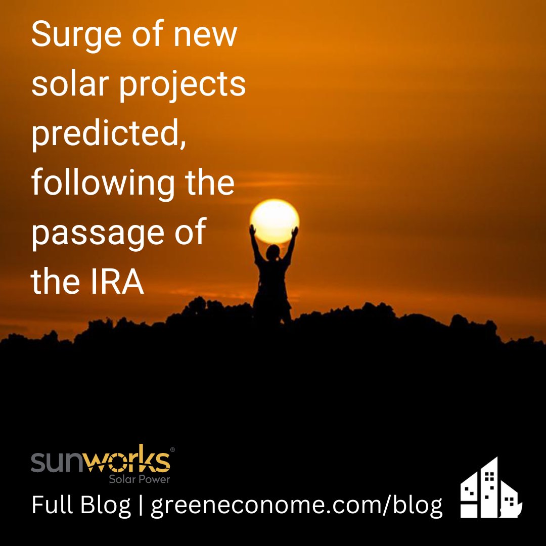 GreenEconoME's tweet photo. Wanting to transition to clean energy is one thing, having a comprehensive roadmap, backed by financial incentives drives action. Read the @SunworksSolar blog. https://t.co/ZAg7OGbltT
#InflationReductionAct #IRA #Solar #TaxCredits #Incentives #ESG https://t.co/zWCf0qIN4U