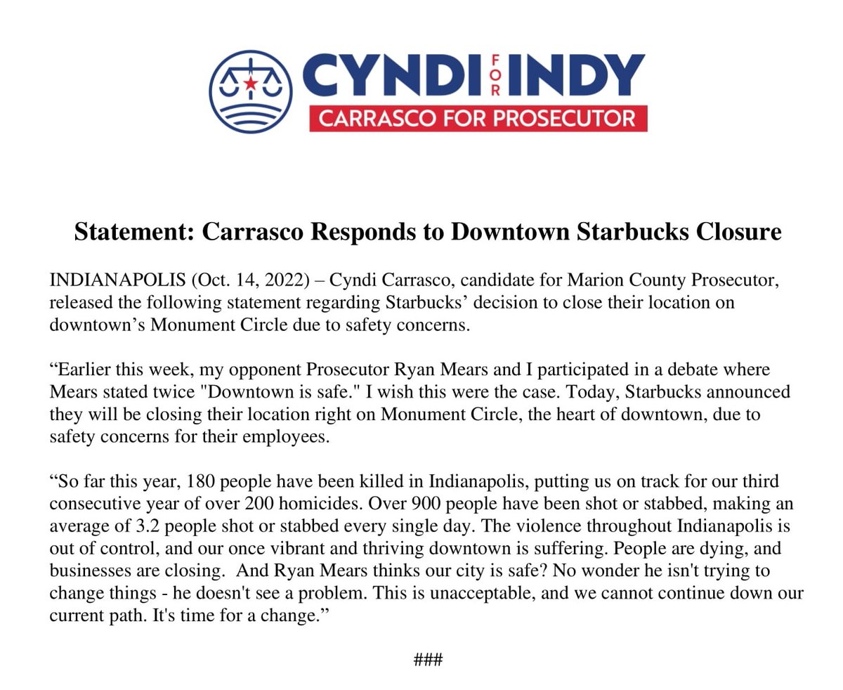 Cyndi_Carrasco's tweet photo. Carrasco Responds to Downtown Starbucks Closure https://t.co/oC4WCTjeuT
