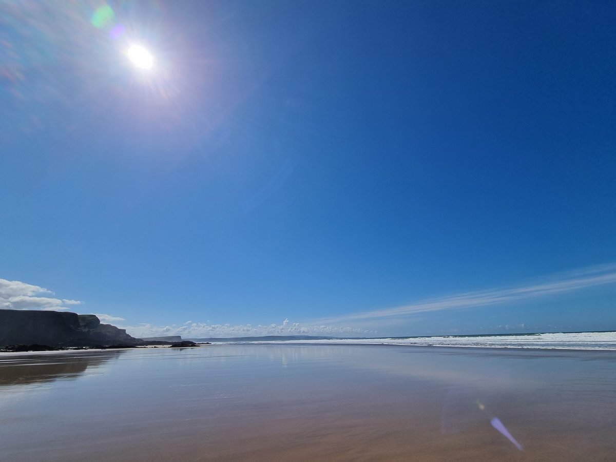 #workandplay a beautiful day on the beach in Bude. My view during my lunch break on a busy work day.
