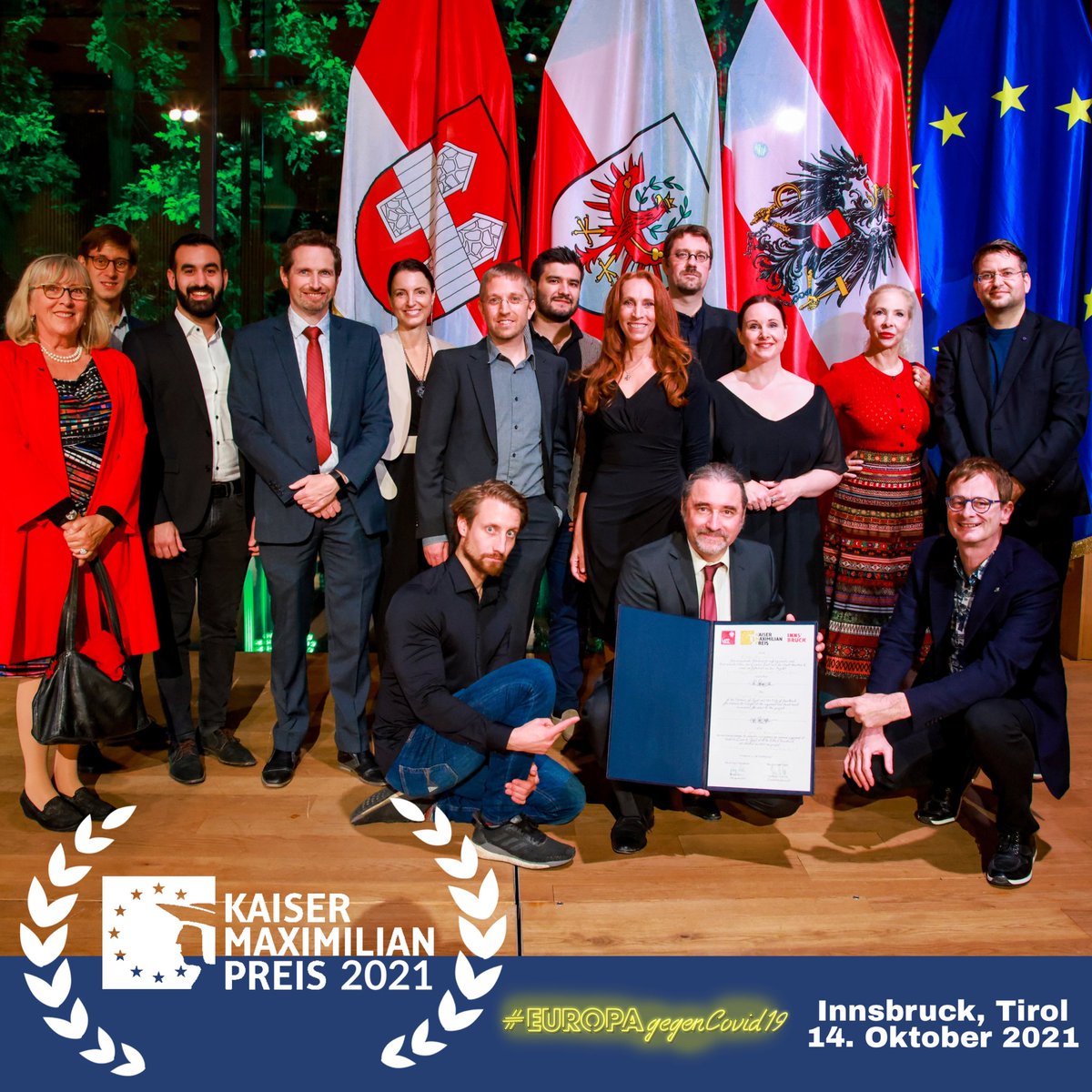 JEF Austria (@jef_at) on Twitter photo Today 1 year ago 🥳 #KaiserMaximilianPreis for #EUROPAgegenCovid19 - Chapeau and ♥️ThankYou <a href="/NanaWalzer/">Nana Walzer 🇪🇺</a> @TommyKrappweis <a href="/Martin_Moder/">Martin Moder</a> <a href="/Hoaxilla/">Ho Ax</a> <a href="/berndharder/">Bernd Harder</a> <a href="/jakobetzel/">Jakob Etzel</a> <a href="/florianaigner/">Florian Aigner</a> @SophiaKrappweis @AlexHoaxmaster @Hoaxmistress <a href="/Europe_Direct/">Europe Direct AT</a> <a href="/WildMics/">WildMics </a> #Ferngespräch #JEFspirit Today 1 year ago 🥳 #KaiserMaximilianPreis for #EUROPAgegenCovid19 - Chapeau and ♥️ThankYou <a href="/NanaWalzer/">Nana Walzer 🇪🇺</a> @TommyKrappweis <a href="/Martin_Moder/">Martin Moder</a> <a href="/Hoaxilla/">Ho Ax</a> <a href="/berndharder/">Bernd Harder</a> <a href="/jakobetzel/">Jakob Etzel</a> <a href="/florianaigner/">Florian Aigner</a> @SophiaKrappweis @AlexHoaxmaster @Hoaxmistress <a href="/Europe_Direct/">Europe Direct AT</a> <a href="/WildMics/">WildMics </a> #Ferngespräch #JEFspirit