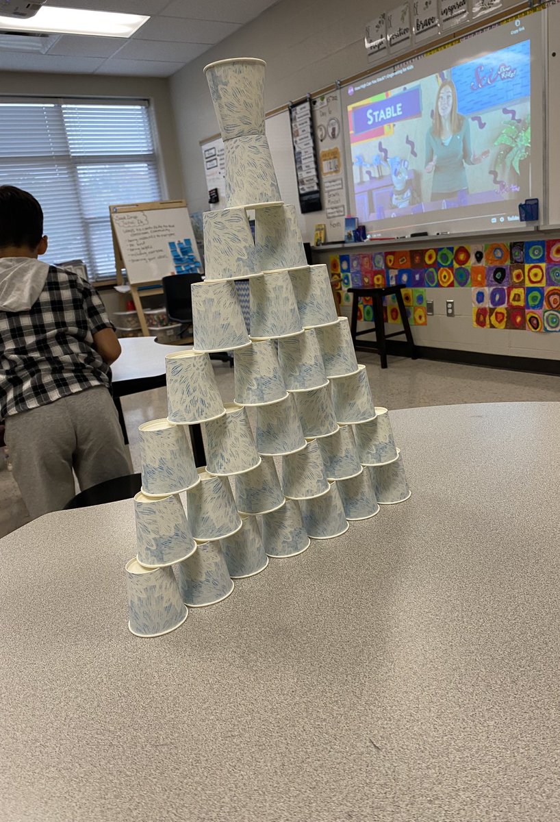 MegHodgins's tweet photo. Look at these strong and stable structures! Students have been fully engaged in the design process this week using different materials to learn about strength and stability https://t.co/DE2qnknXWE