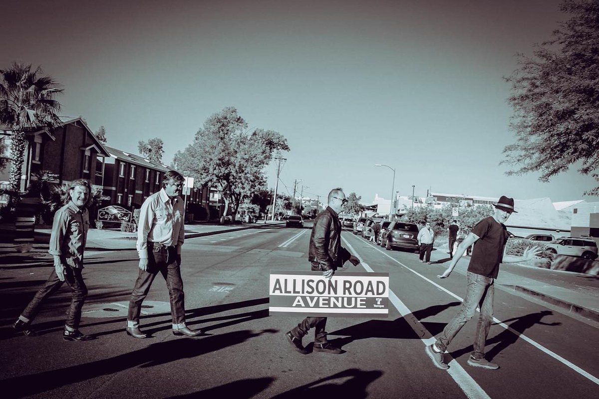ginblossoms's tweet photo. Allison Road Avenue vs. Abbey Road. Who did it better?
@thebeatles beat us out for the only Grammy we were nominated for so hopefully we win this battle.
#Tempe #TheBeatles #AbbeyRoad #AllisonRoad https://t.co/WA0aOSOQ8r