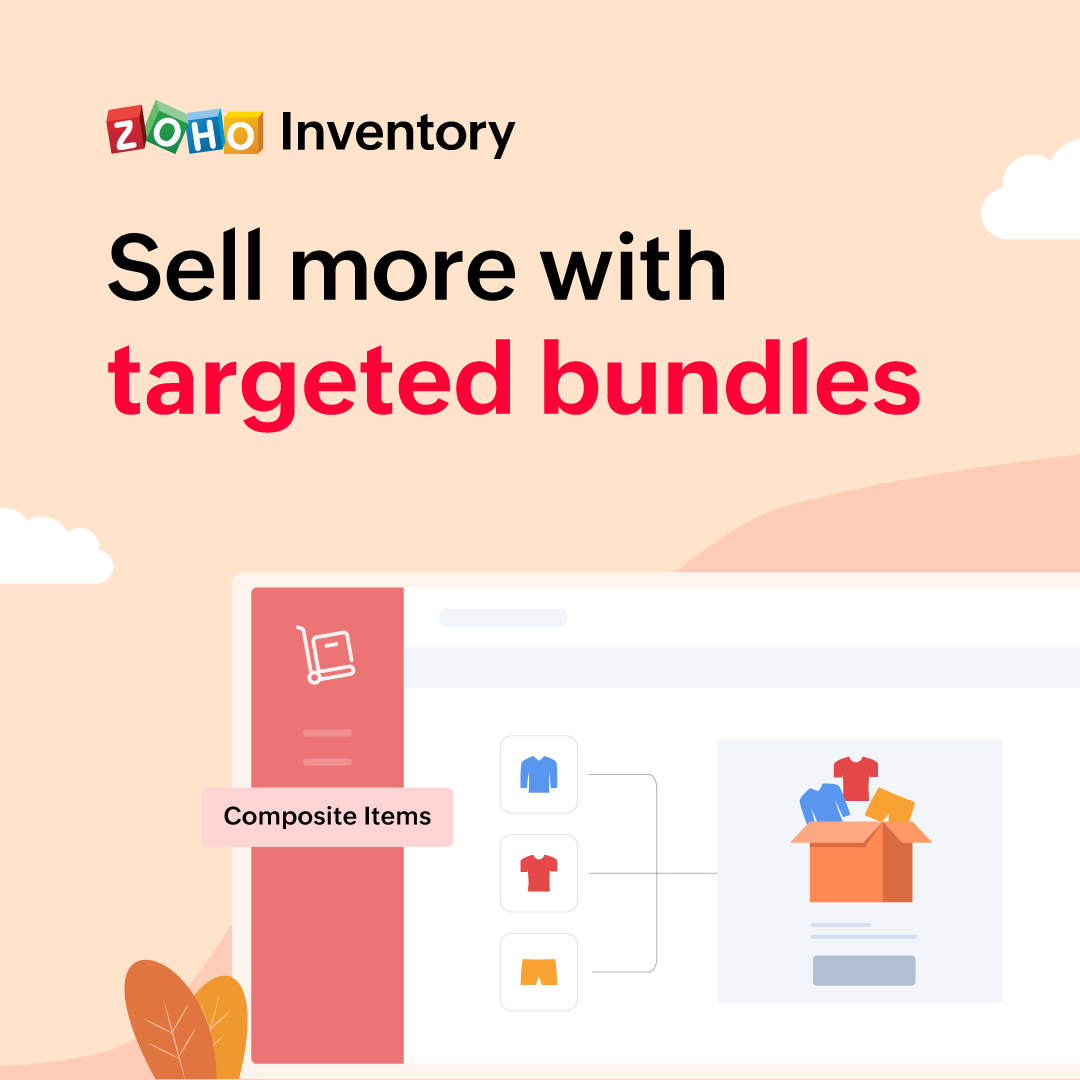 ZohoInventory's tweet photo. Supercharge your sales by creating exciting product bundles with promotional discounts with Zoho Inventory. Learn more about Zoho Inventory's item grouping and bundling capabilities here: https://t.co/MpylCiHEXp 
#buildingkits #kittingsoftware #inventorysoftware https://t.co/eM8K779nyF