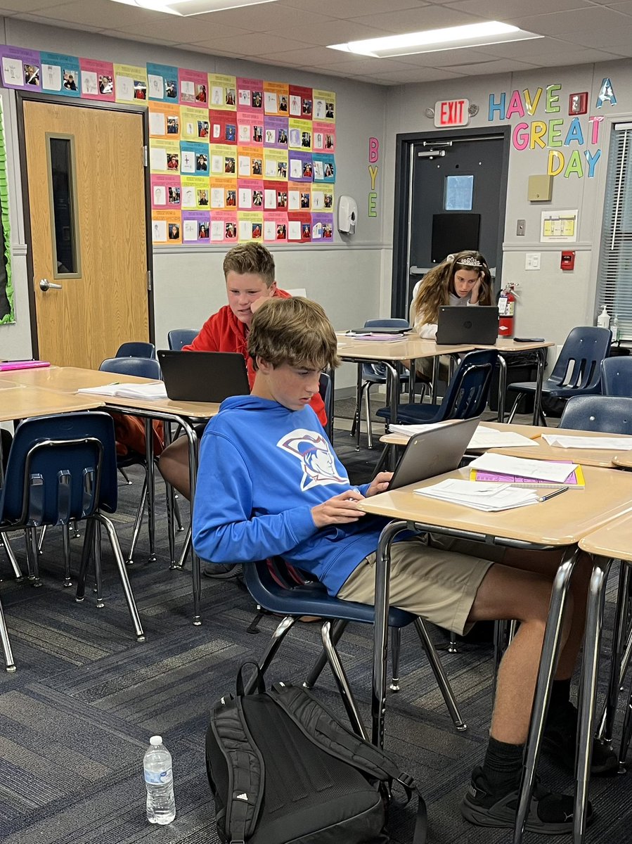 Math was over and they didn’t want to stop working! I call that a win!