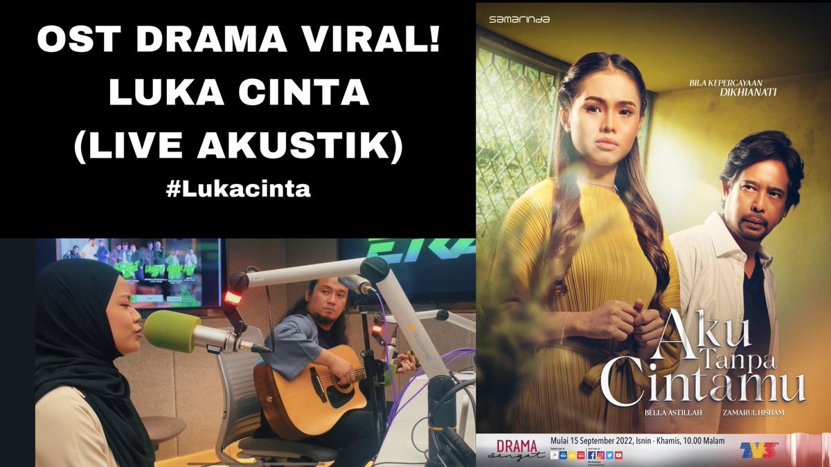 Whiteroomv_'s tweet photo. Siapa Tengok Drama Viral #akutanpacintamu ini salah satu OST dalam #drama tu. Layan kat sini 👇

https://t.co/LktJZeDURn https://t.co/UuJ7MLNbey