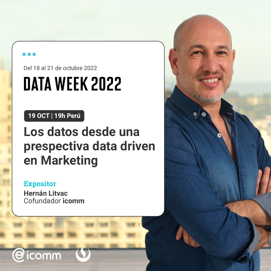 icomm_ok's tweet photo. 📌 Te invitamos a "Data Week" de la Facultad de Negocios UPC, en donde icomm participará el miércoles 19 de octubre a las 19hs (PE).
🔗 Regístrate en el link en bio: https://t.co/cdiNZEPgRc
#dataweekupc #datascienceupc #cienciadedatosupc https://t.co/MjUhB12lug