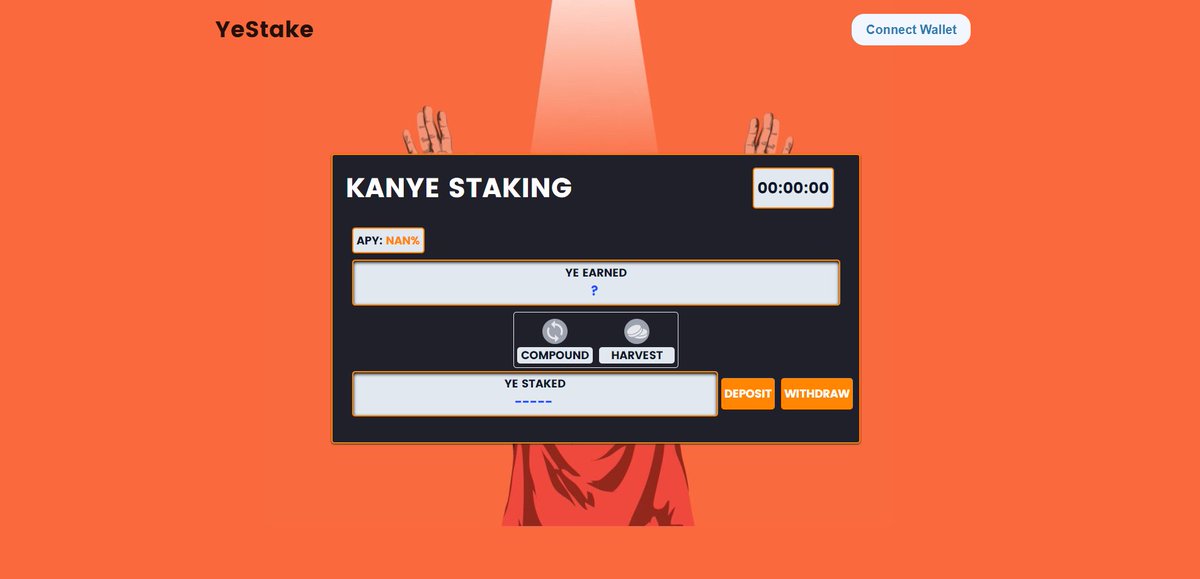 YeStake is live 🔥

No tax with auto compound system

Kanyestake.com $YE #KanyeWestCoin