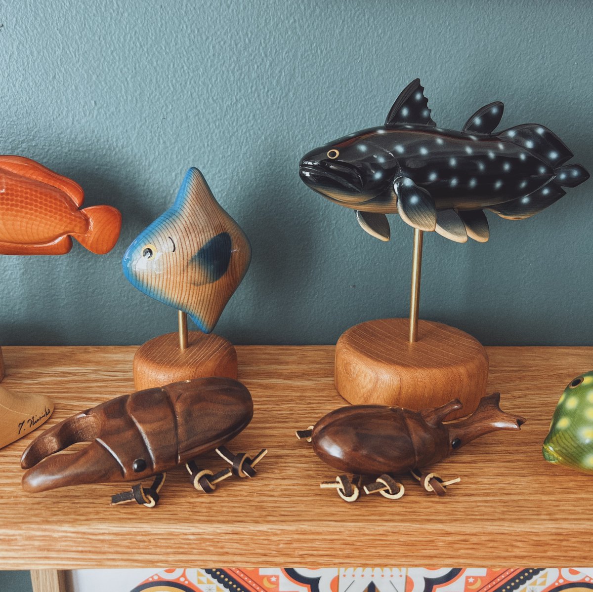 thebeast_isback's tweet photo. This corner of our house brings us a lot of joy ✨

Woodwork is by 75 year old Japanese artist, Kobo Nishioka.

IG: https://t.co/NIkWhf03RH

https://t.co/3pn2A54dXn https://t.co/6pTEGSHaBE