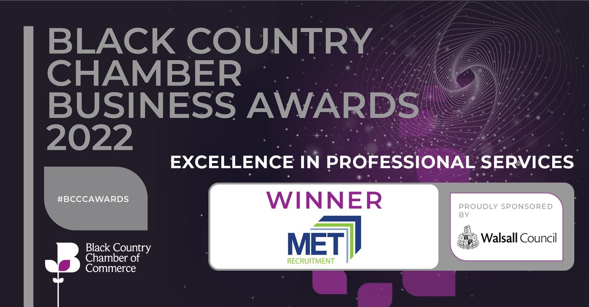BlackCountryChamber (@bcccmembers) on Twitter photo Congratulations to @MET_recruitment on winning the Excellence in Professional Services award, proudly sponsored by <a href="/WalsallCouncil/">Walsall Council</a>
#BCCCAwards Congratulations to @MET_recruitment on winning the Excellence in Professional Services award, proudly sponsored by <a href="/WalsallCouncil/">Walsall Council</a>
#BCCCAwards