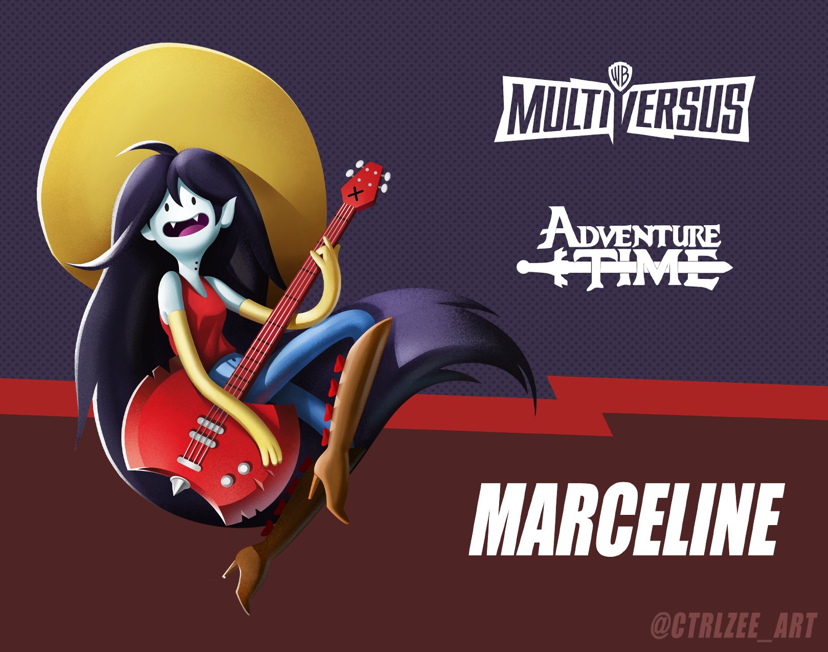 Zee Guo COMMISSIONS OPEN On Twitter Marceline Here To Bury You With Her Sound Big Thanks 