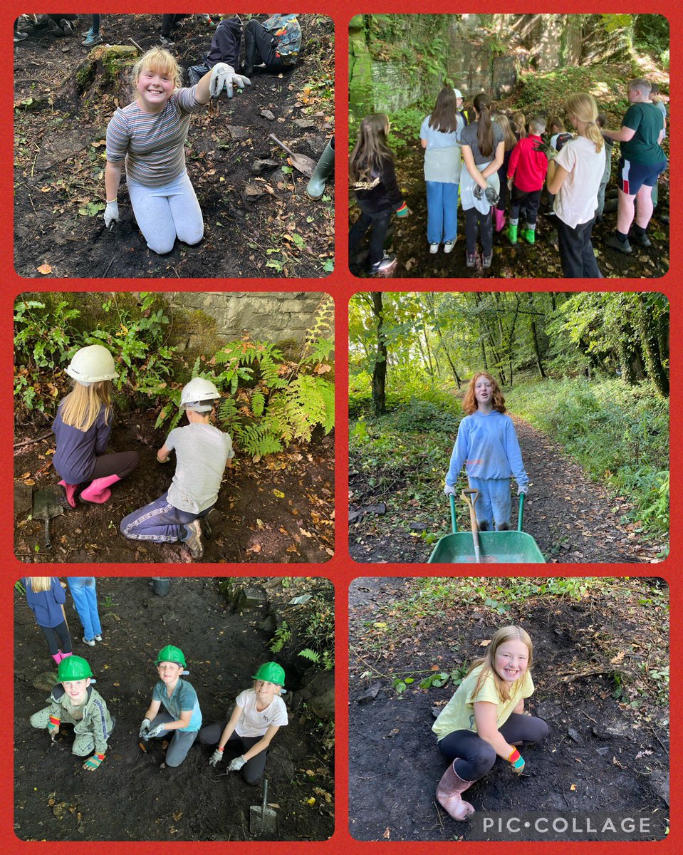 CatwgPrimary's tweet photo. Year 6 enjoying an archaeological dig with @GGATProjects at Craig Gwladus @EcoSchoolsWales #CatwgOutdoors #CatwgHumanities https://t.co/5phc2KTncY