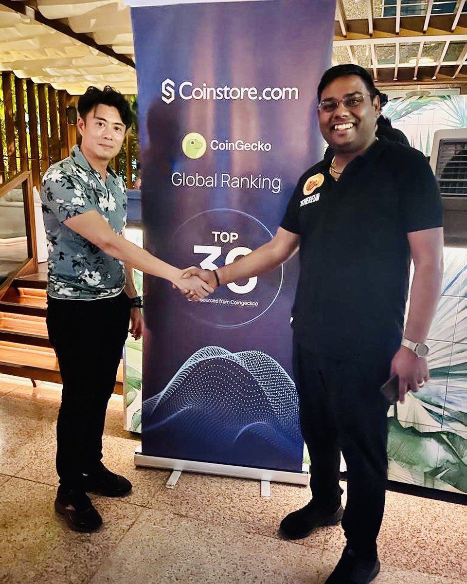 TethereumToken's tweet photo. Our Co - Founder &amp; Marketing  Head UAE Ujjwal Ashiwal at #Coinstore After Party 

We are coming up with trading competition and rewards at @coinstoreexc 

#Tethereum #TethereumExchange
#TethereumToken #FBSummit
#FutureBlockchainSummit2022 #Binance #Dubai #Cryptocurency #Crypto https://t.co/cWrKhyYVGe