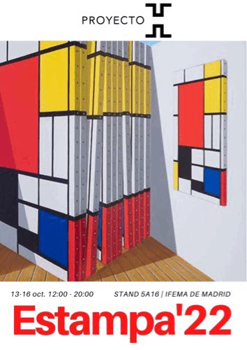 ProyectoHC's tweet image. No te pierdas nuestras novedades en Estampa 2022.
Stand 5A16

Artistas Presentes:
#Isabelalonsovega ⁦#PeterAnton ⁦@1RafaelBarrios⁩ ⁦@Fidia_⁩ #PatrickHughes ⁦@PaulRousso⁩ #XavierMascaró