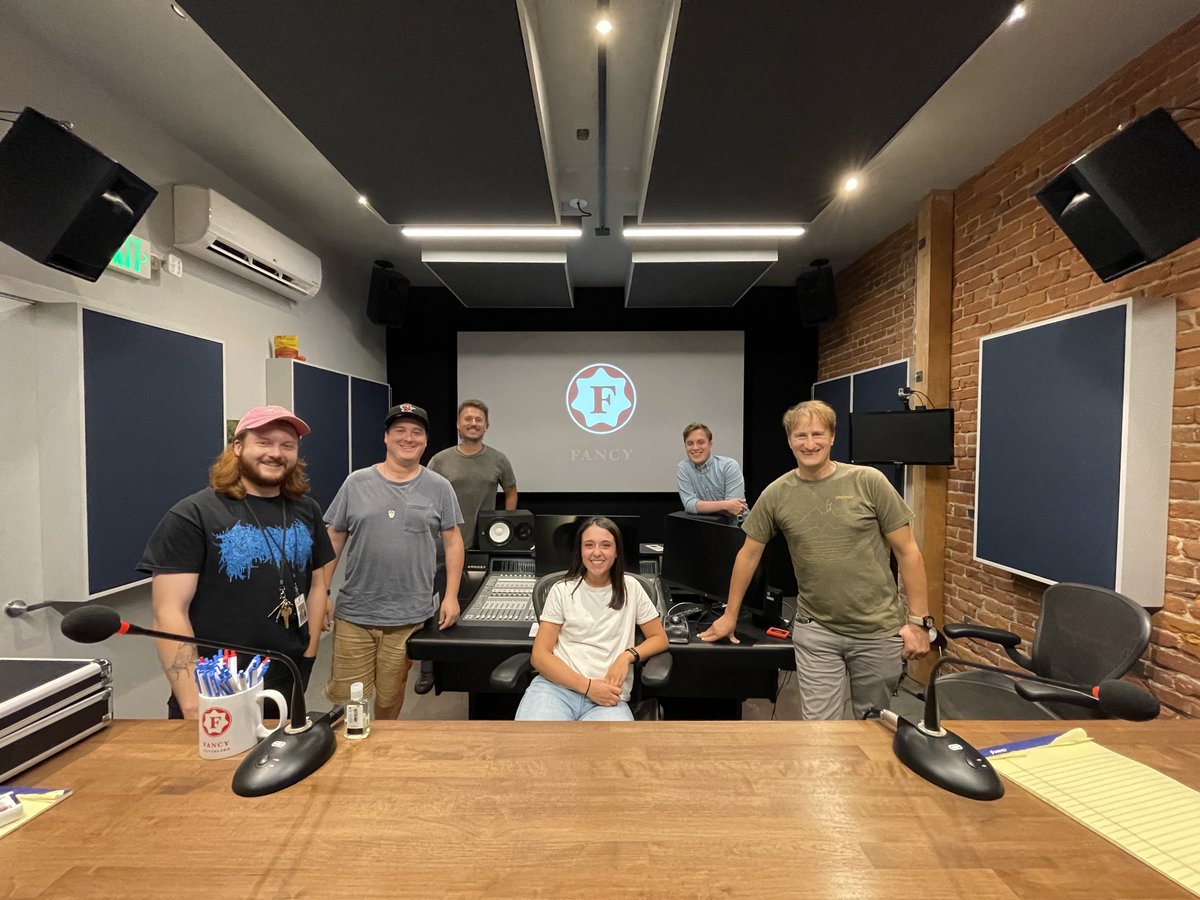The audio team cheesing 🧀😁 in the 7.1.4 ATMOS mix room following the wrap of "The Con" for ABC.

#fancyfilm #postproduction #post #soundeditor #soundengineer #sounddesign #sounddesigner #soundeffects #atmos