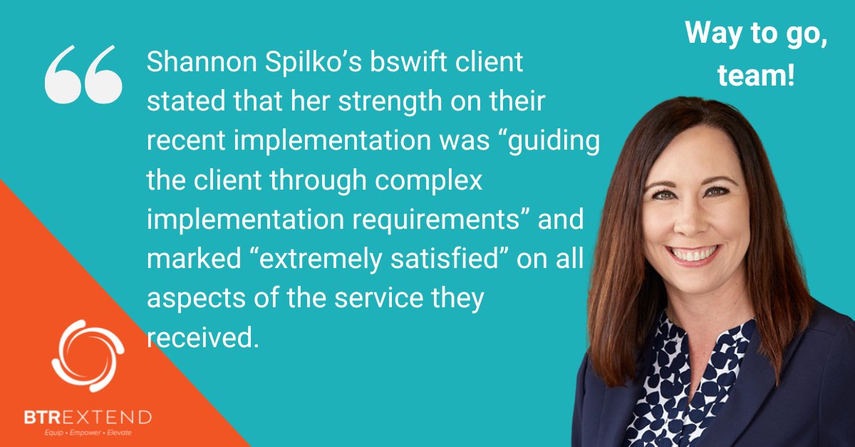 It’s #FeedbackFriday!

#BTR is #proud of the #value we bring #employers nationwide. Our clients have great things to say about members of our BTR Extend team!

BTR Gives Back made a donation to A21 in appreciation for this client survey.