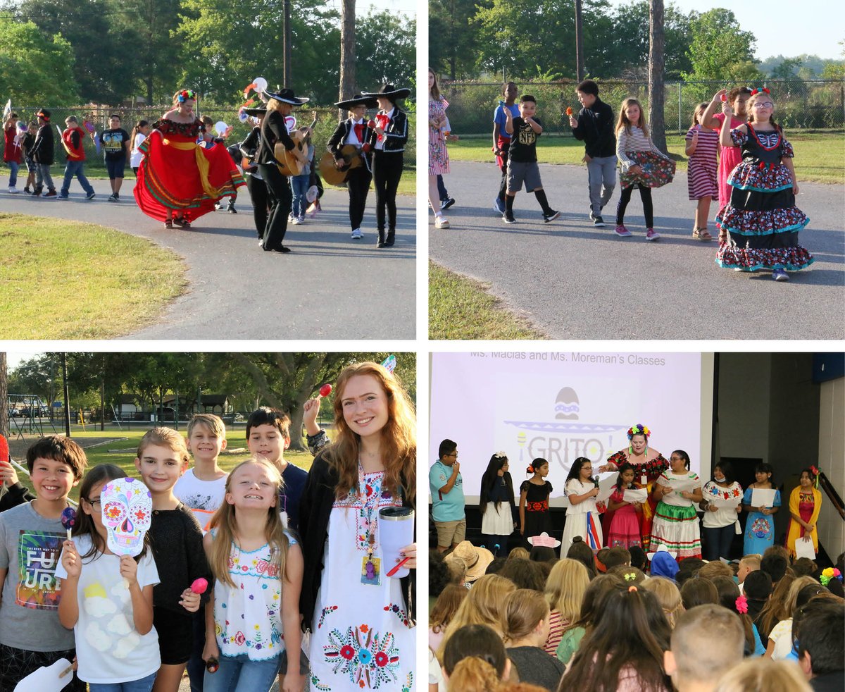 On this last day of Hispanic Heritage Month, we want to highlight Walt Disney Elementary! WDE held a Hispanic Heritage Parade, complete with a mariachi band! The students created collaborative murals in the cafeteria for all to see!