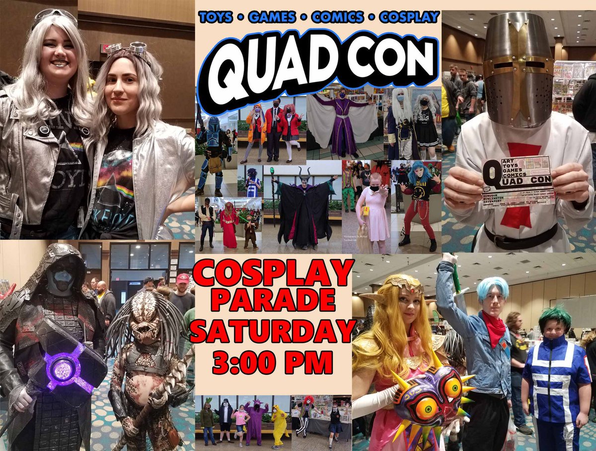 BrookfieldSq's tweet photo. 📣 Happening this weekend at Brookfield Square! 
Quad Con Comic &amp; Toy Show is during mall hours Saturday &amp; Sunday. Don't miss the Cosplay Parade at 3pm Saturday. 
Visit website for event details: https://t.co/ksxbOZ6K0m https://t.co/l757h8KpIm