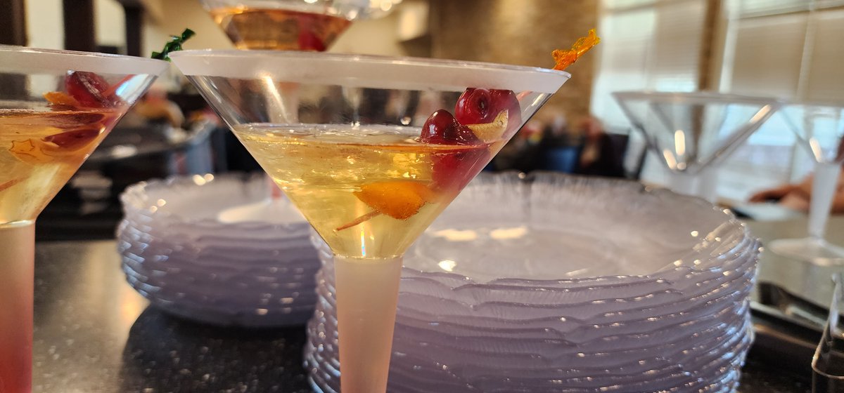 This week we also offered a Charcuterie Board served with Manhattan's!  Its 5 o clock somewhere!