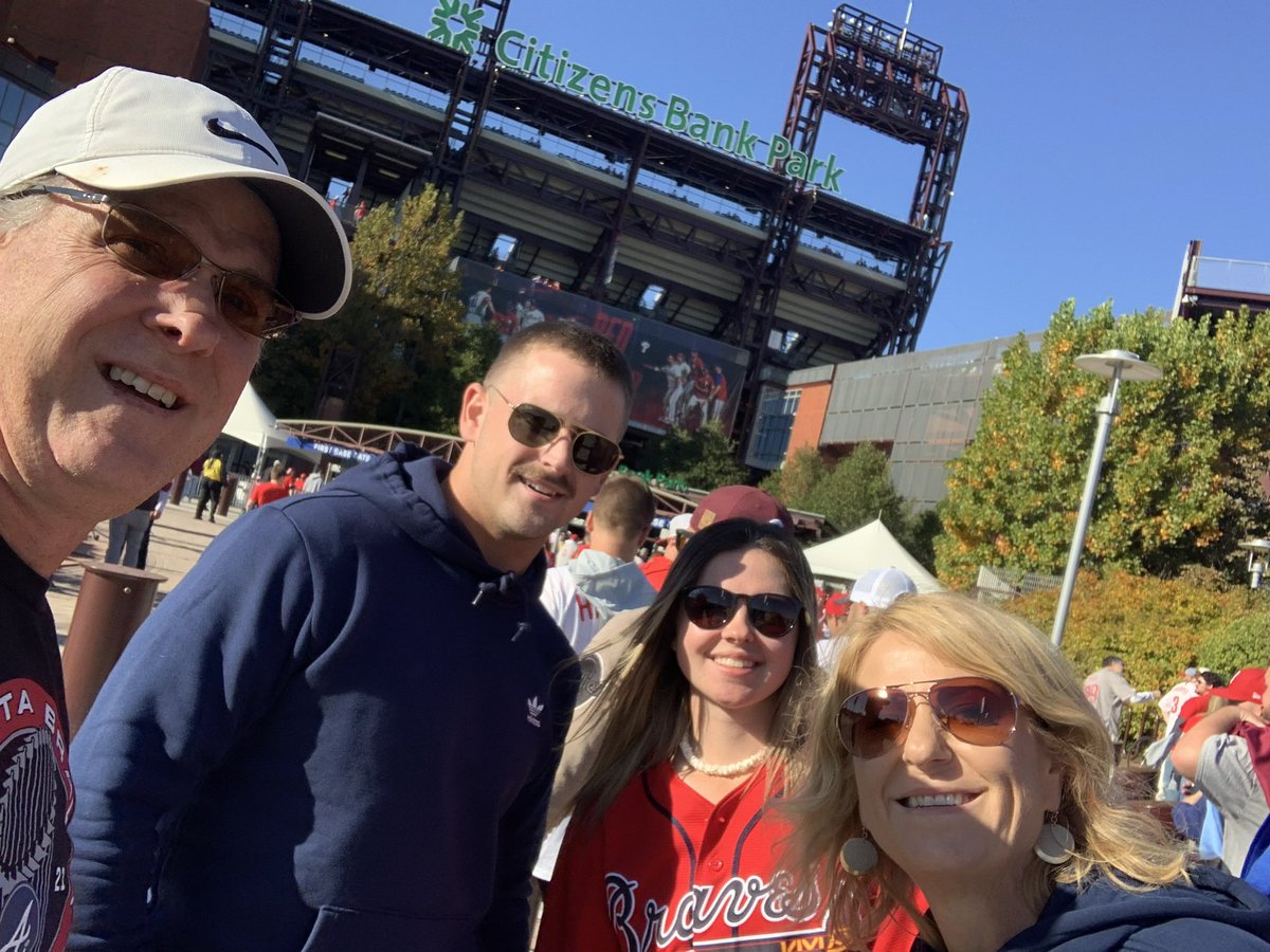 samholli's tweet photo. Heading into enemy territory. Let’s Go Braves!!!!! @Braves https://t.co/CY5N1iLhBf
