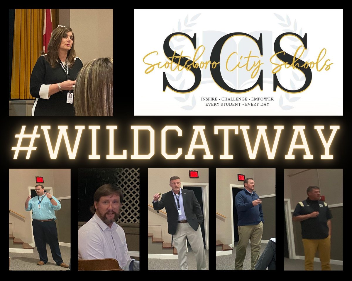 Batcipal's tweet photo. @SCS_AL_MTSS leadership reporting on Super Strategies at the monthly MTSS meeting this week. Showing the #WildcatWay! #AlabamaMTSS #AlabamaAchieves https://t.co/VejjLbOKUS