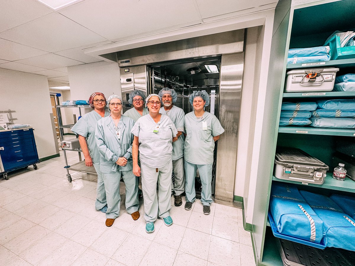 OZHCare's tweet photo. Thanking all those who serve in our Sterile Processing Department during National #SterileProcessingWeek and their dedication to cleaning and assembling surgical and medical supplies. We couldn’t provide the highest level of compassionate care without these #OZHHealthcareHeroes! https://t.co/ZW1A9QfMrM