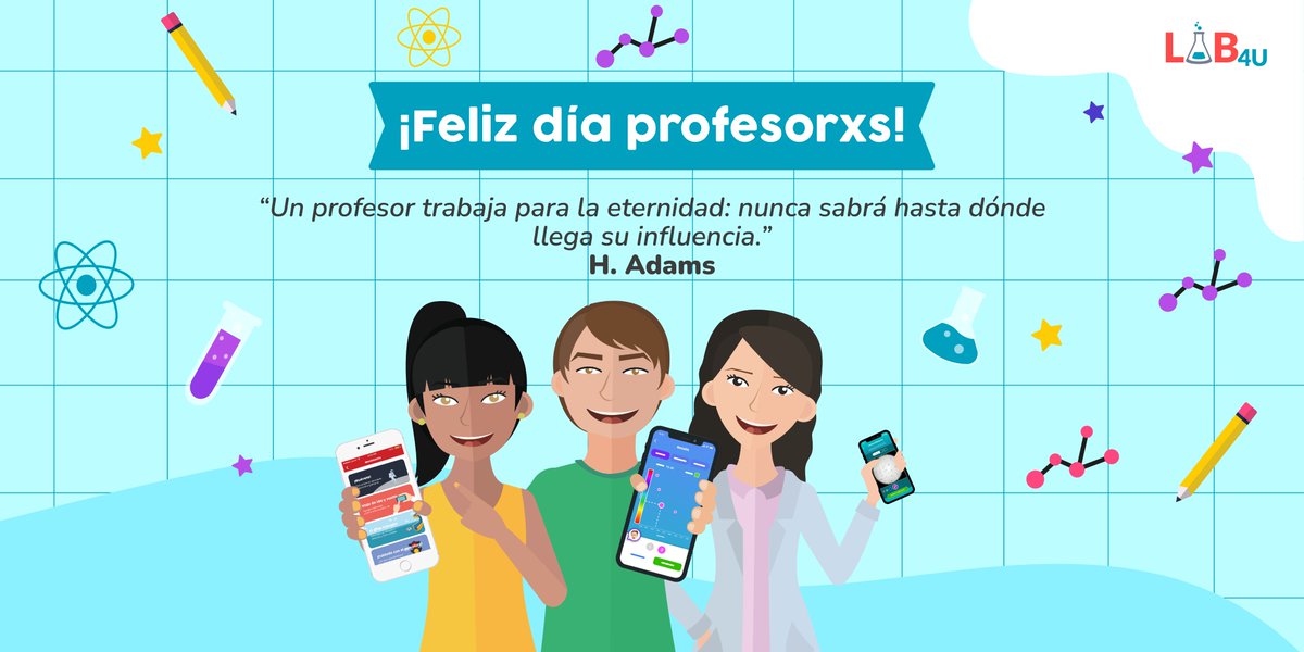 Una importante distinción y el más caluroso de los saludos para las personas que dedican su vida a educar y guiar a las nuevas generaciones . Profesoras y profesores hoy y siempre lxs celebramos y les entregamos nuestra eterna admiración.
#diadelprofe #ciencias #educacion #feliz