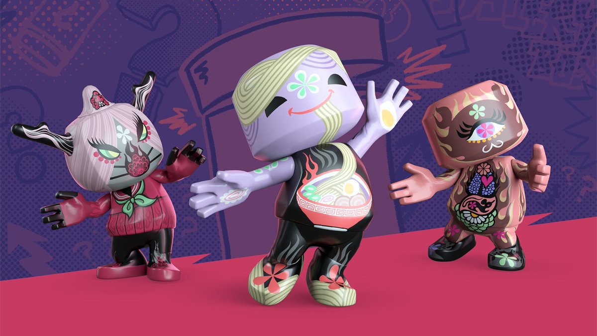 PlayBlankos's tweet photo. The Junko Mizuno Mystery Box, by @Junko_Mizuno, is coming to the in-game Shop! This Mystery Box will be available starting October 17th, at 3 PM PDT / 22:00 UTC, for 1000 Blanko Bucks, with an equal chance for each Blanko to drop!
Blog: https://t.co/jnkOzjTAlG https://t.co/qNgGRRcUe7